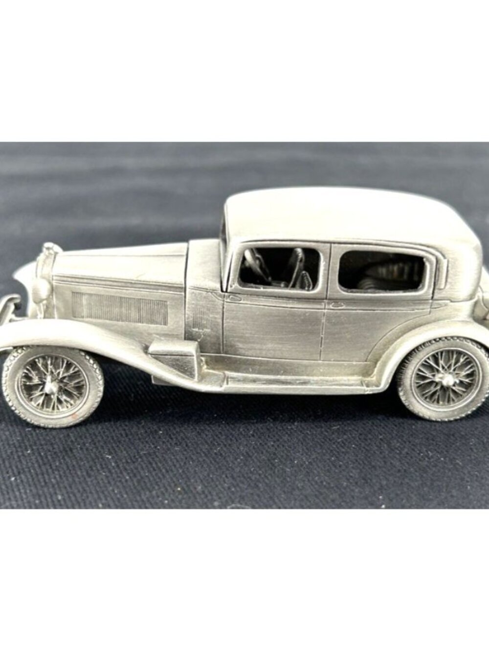 Danbury Mint Pewter Classic Sports Car World 1932 Alfa Romeo Die Cast
